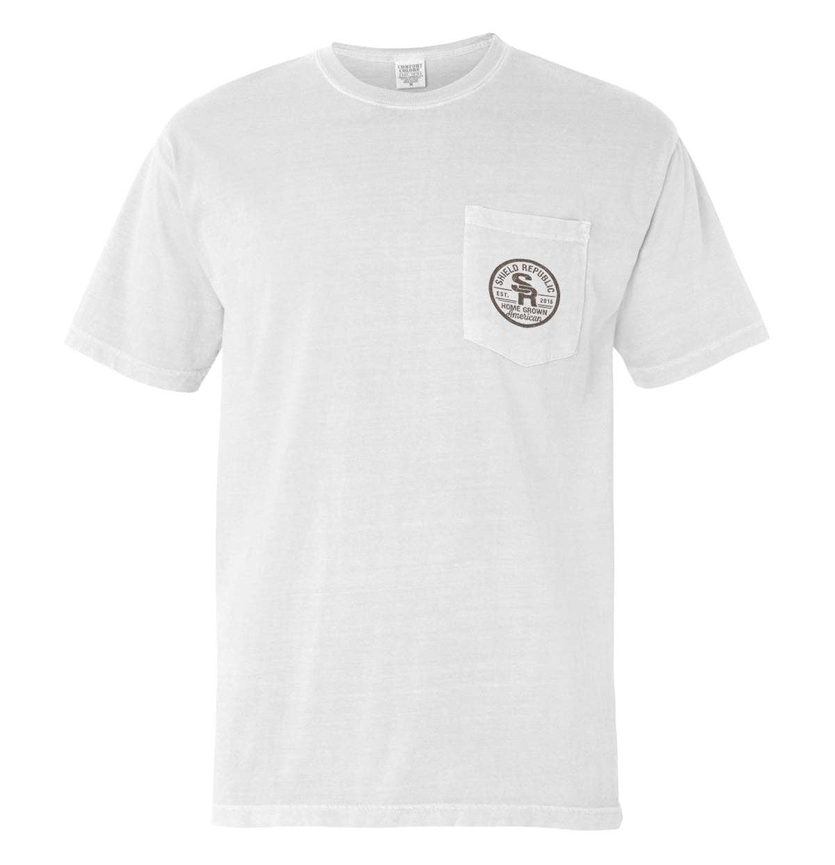 Tis the Season Duck: White / Comfort Colors Pocket Tee