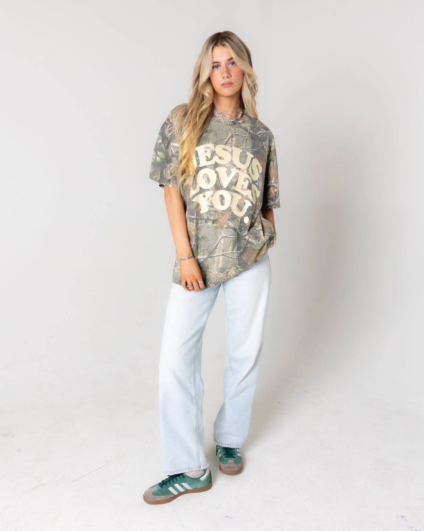 JESUS LOVES YOU CAMO TEE