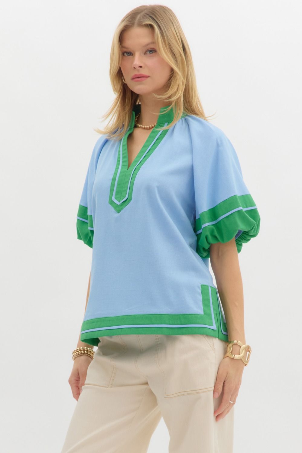 CONTRAST ACCENT TOP