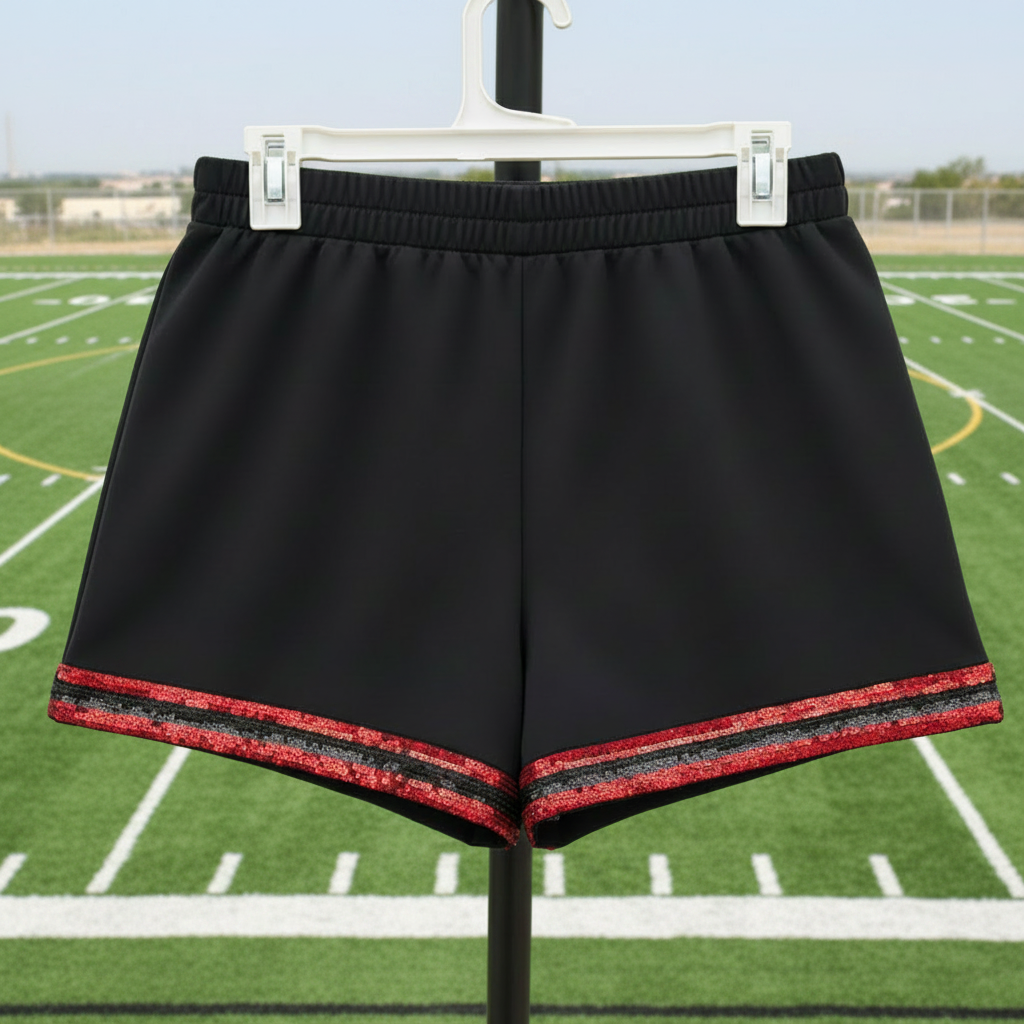 β€οΈπ Umgee Game Day Sequin Football Shorts