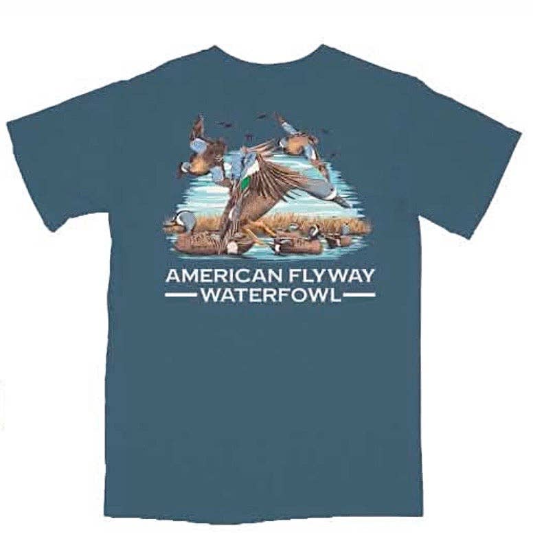 American Flyway Waterfowl - AFW The AFW Blue Wing Teal Denim