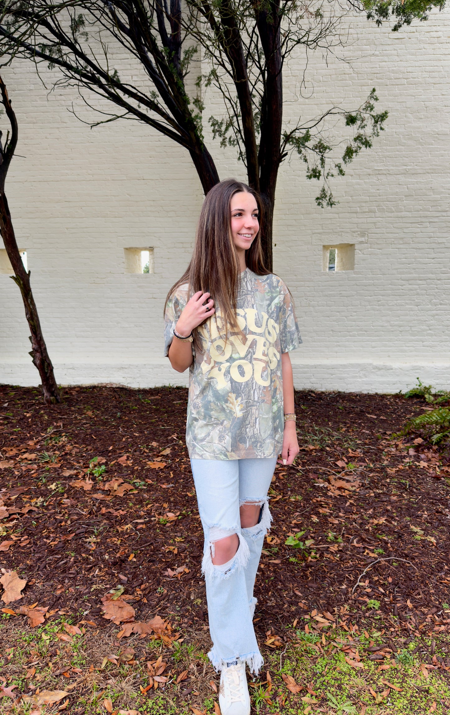 JESUS LOVES YOU CAMO TEE