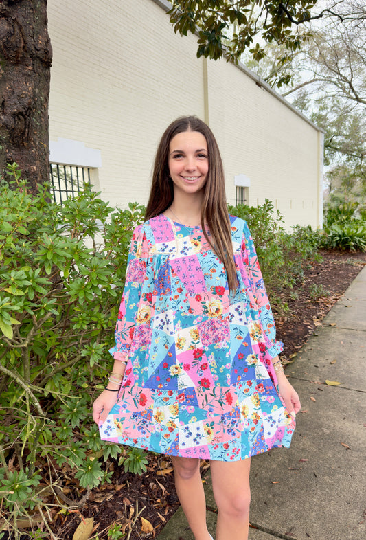 Periwinkle Floral Dress by Umgee