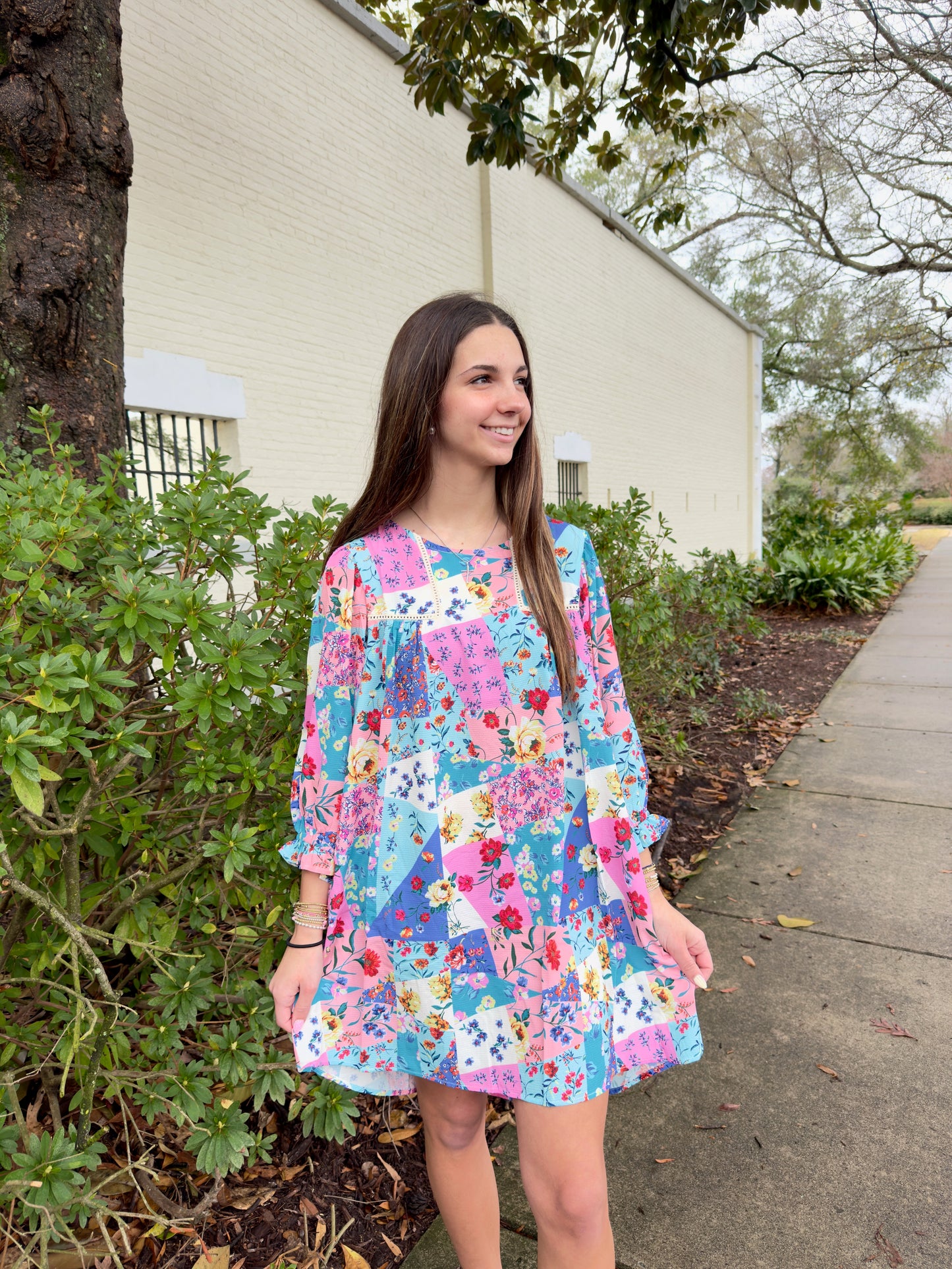 Periwinkle Floral Dress by Umgee