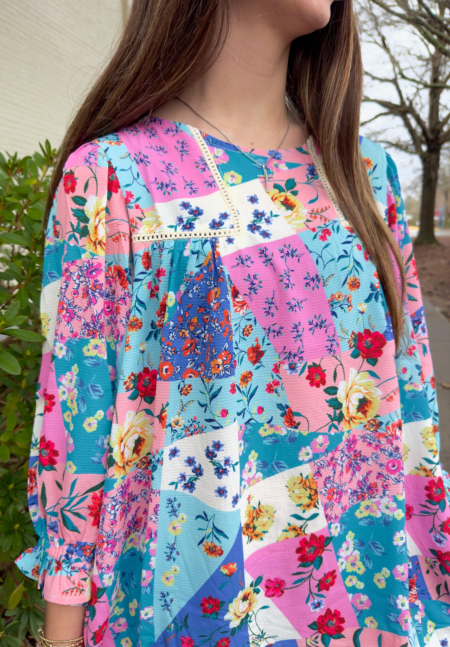 Periwinkle Floral Dress by Umgee