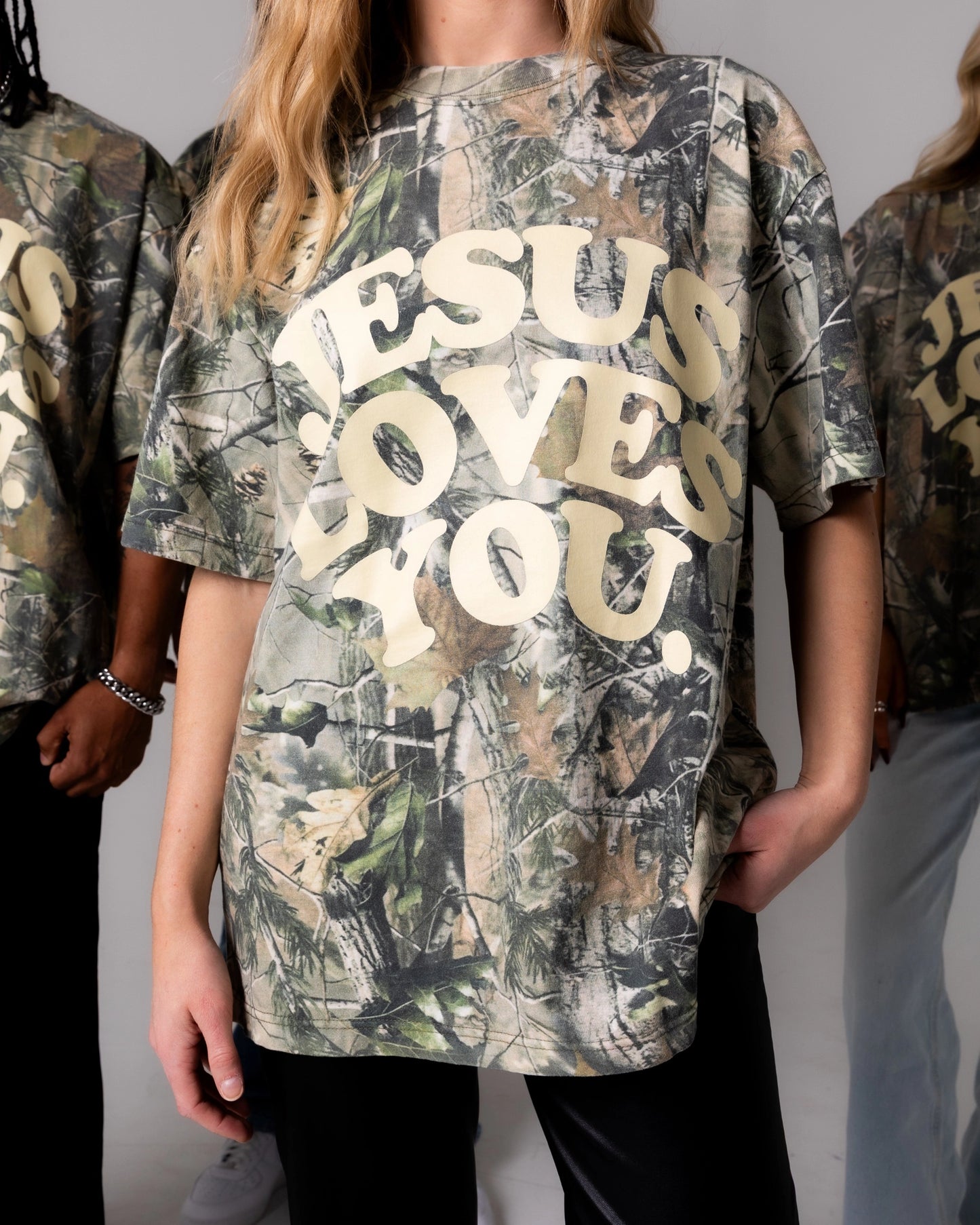 JESUS LOVES YOU CAMO TEE