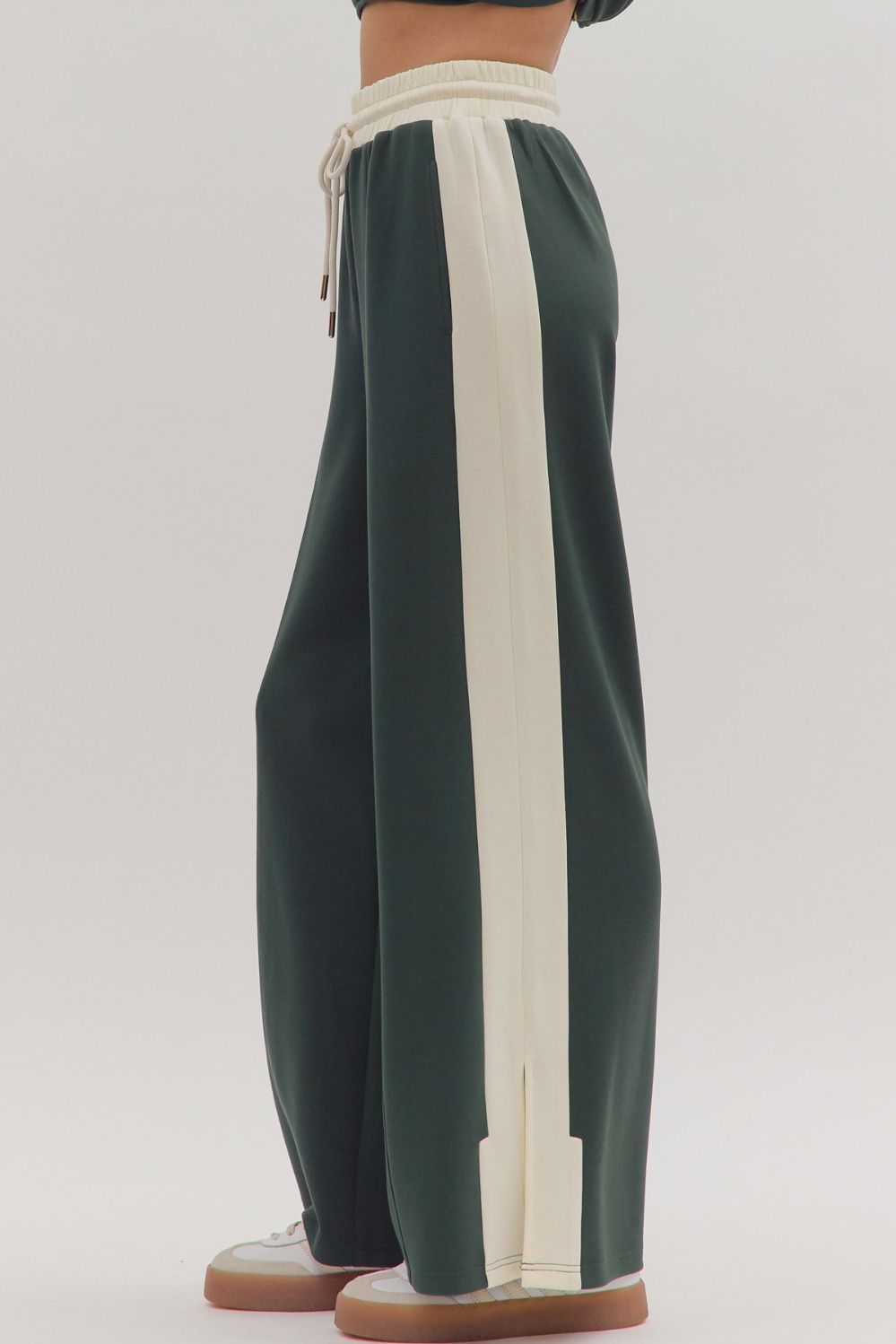 Pant Sets with White Stripe Detail