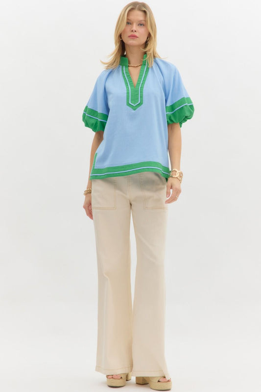 CONTRAST ACCENT TOP