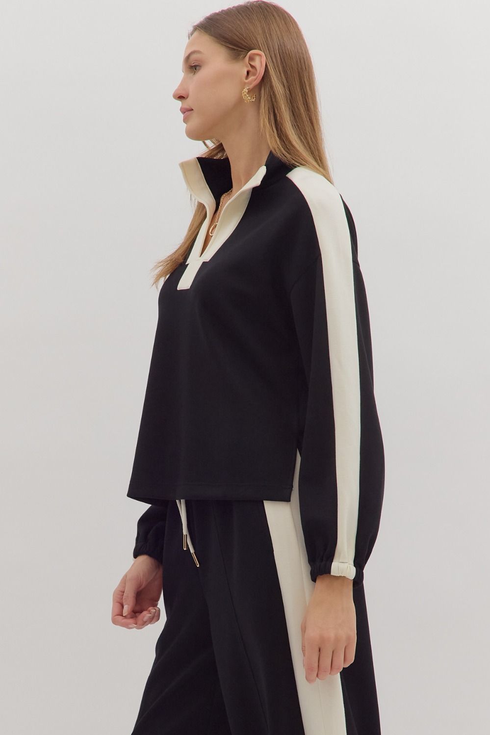 Pant Sets with White Stripe Detail