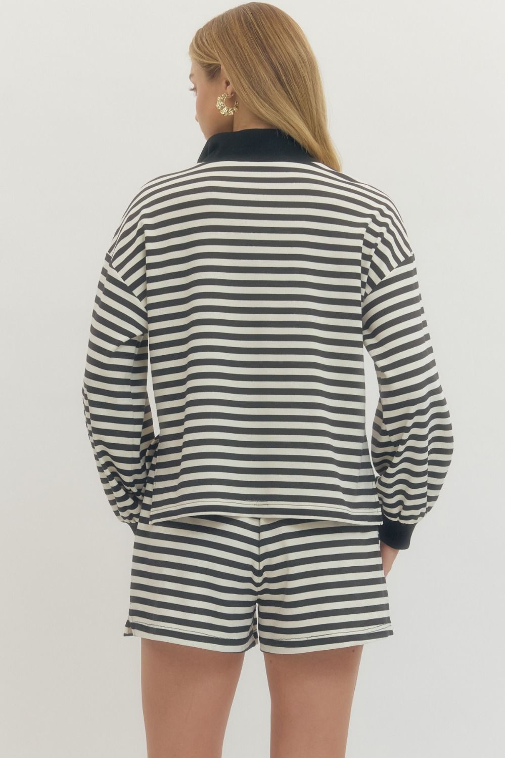 Entro Striped Knit Set