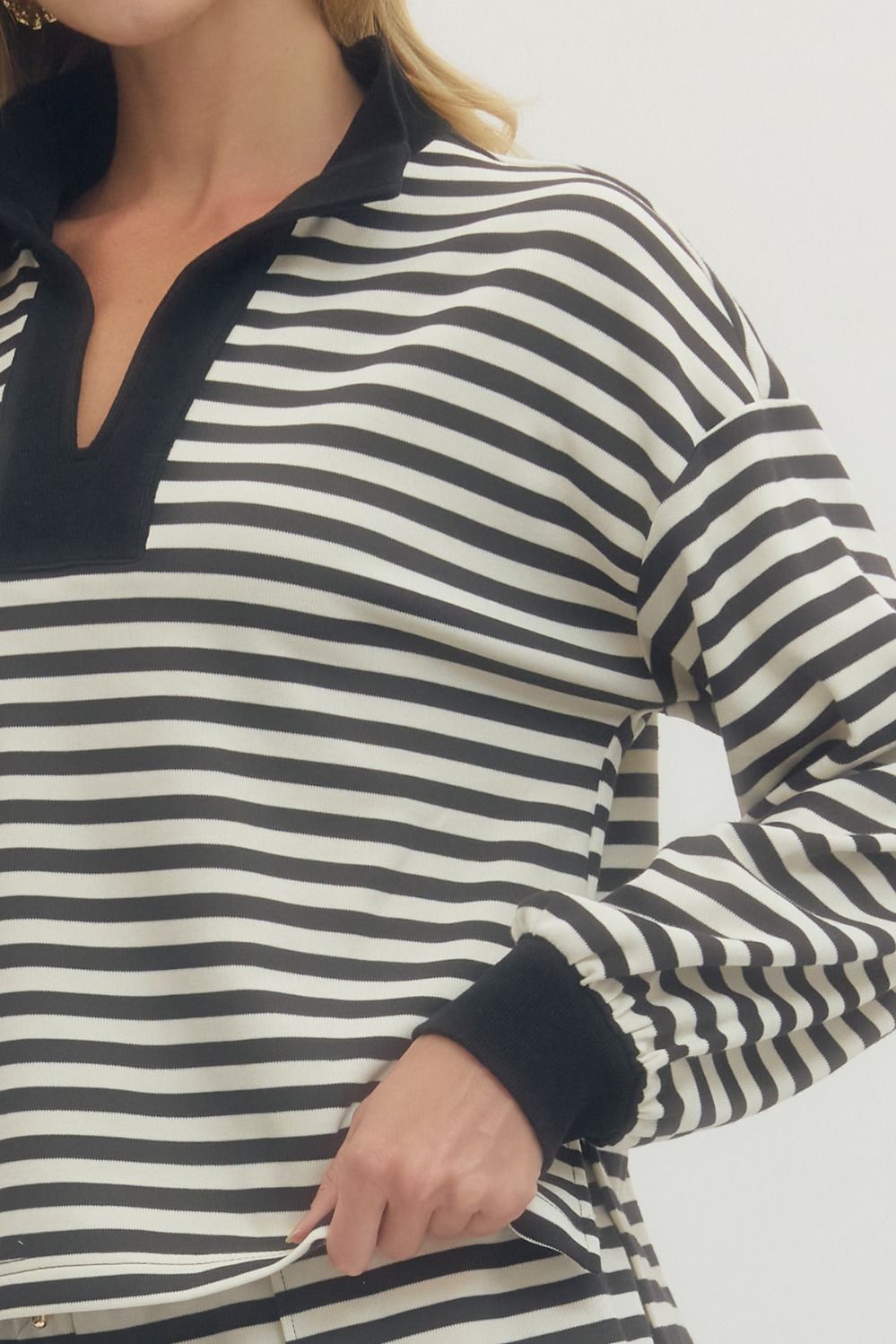 Entro Striped Knit Set